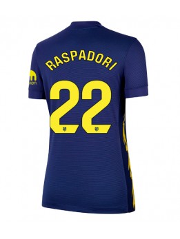 Atletico Madrid Giacomo Raspadori #22 Replika Borta Kläder Dam 2025-26 Kortärmad